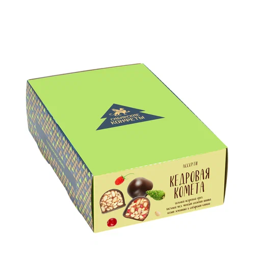 №2 Кедровая комета Ассорти (9429) (классика, клюква, шишка, земляника), 540г   в Волгодонске