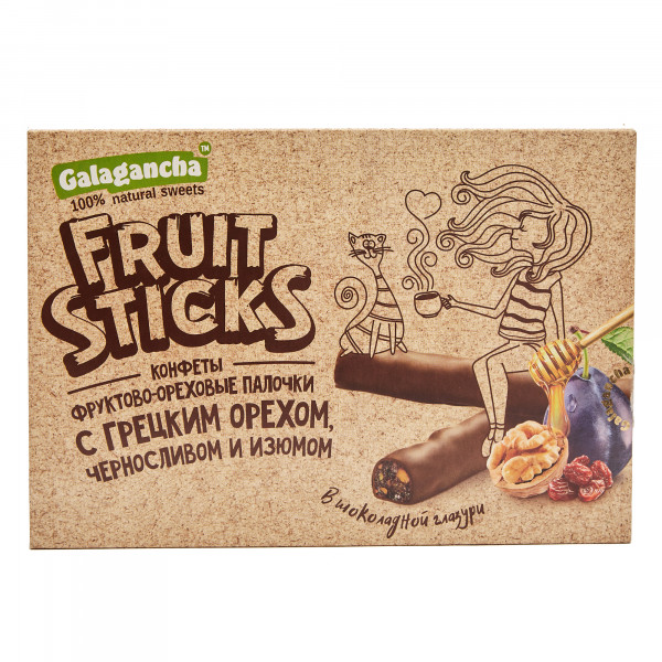 №2 Берестов КРАФТ Fruit Stiсks с черносливом и грецким орехом, 175г в Волгодонске