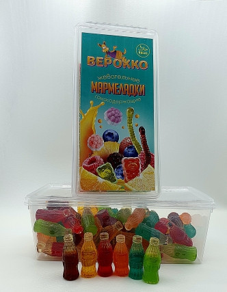  Жевательный мармелад Бутылочки МИКС, 250г      в Волгодонске