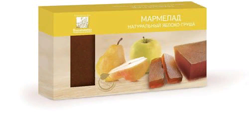 Мармелад пластовый 210г ЯБЛОКО-ГРУША в Волгодонске