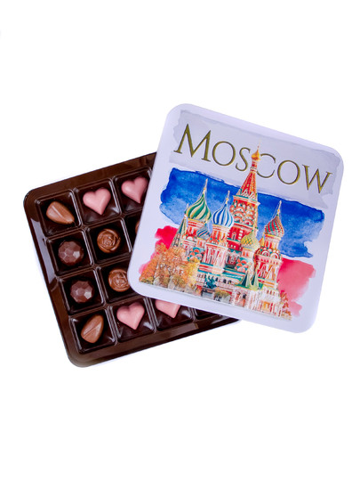 №1 TM LORD Конфеты шоколадны MOSCOW(металлическая коробка)195г) в Волгодонске