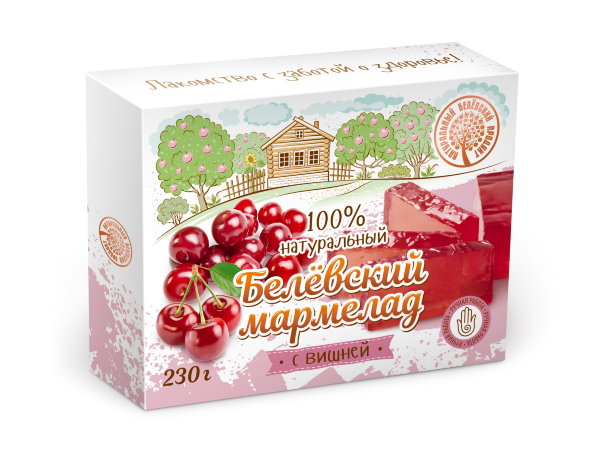 №2 Мармелад белевский "Вишня" 230г в Волгодонске