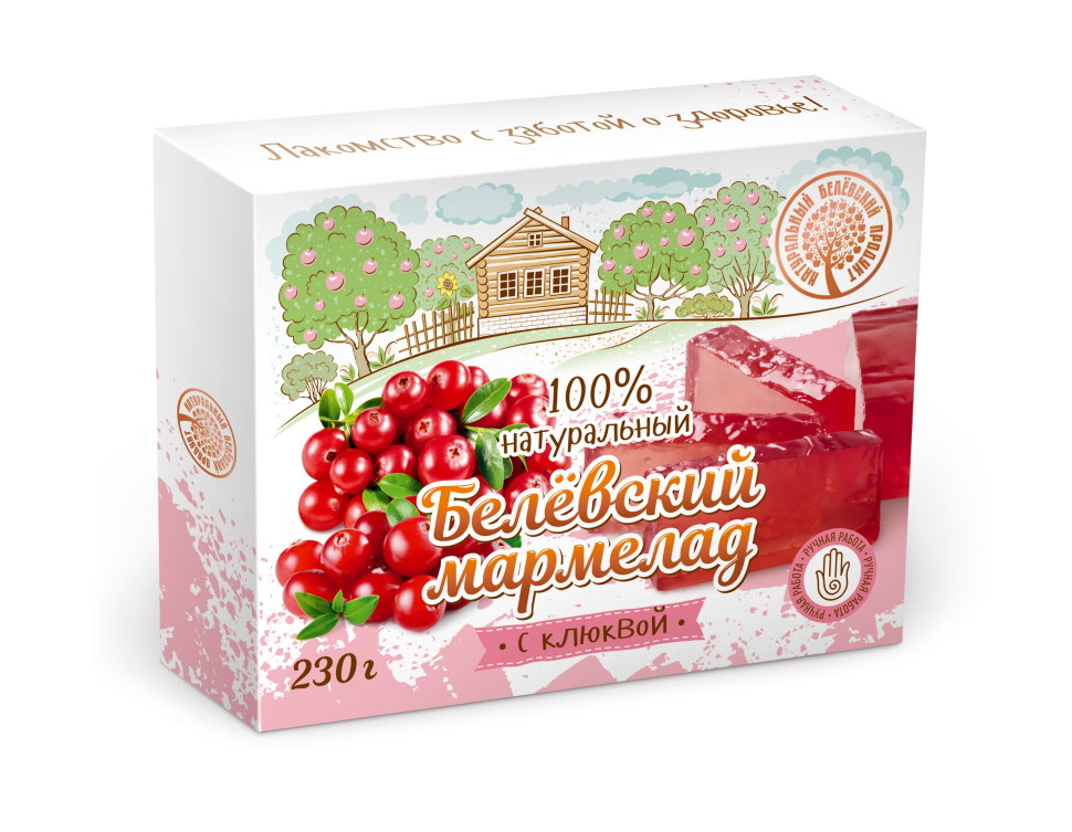  Мармелад белевский "Клюква" 230г в Волгодонске